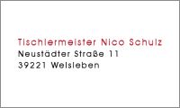 Tischlermeister Nico Schulz Logo - L&H Umweltsanierung GmbH & Co.KG